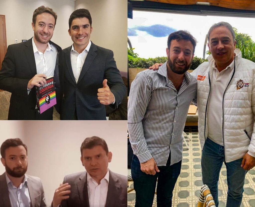 Carlos Acosta y Esteban Ramírez se han reunido varias veces con líderes de extrema derecha, algunos de los cuales además se han expresado en contra de las vacunas.