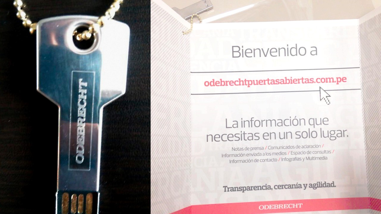 Imágenes de la campaña de comunicación ‘Odebrecht puertas abiertas” lanzada en Perú en julio de 2015.