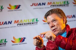 Ex presidente de Colombia Juan Manuel Santos. 